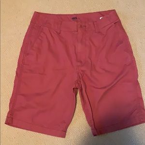 Old Navy salmon-colored dress shorts